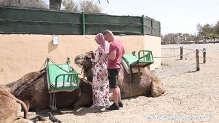 Hatalmas keblű arab csajszi szexelése