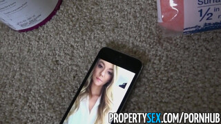 PropertySex - a picsa gyorsan rábukott a faszomra