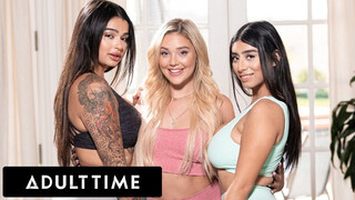 ADULT TIME - Hatalmas csöcsű jógás lányok