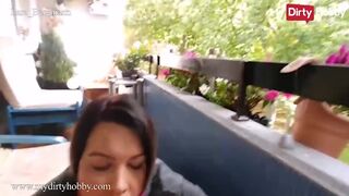 Lara Bergmann forró baletli cumizása meghágva hatalmas faszal